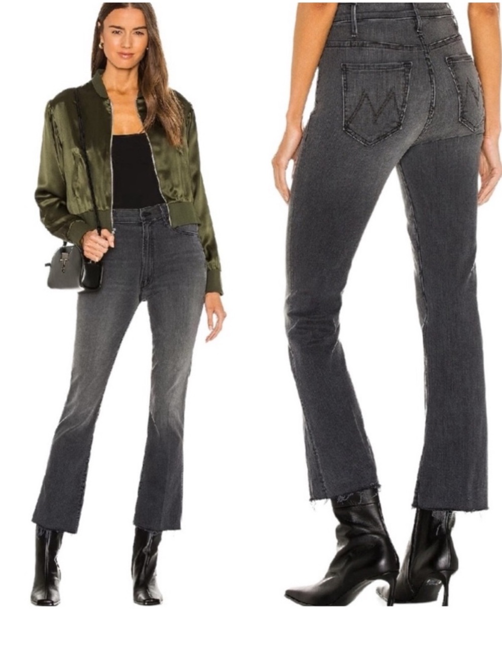 MOTHER The Hustler Ankle Fray Jeans in Lighting Up Lanterns